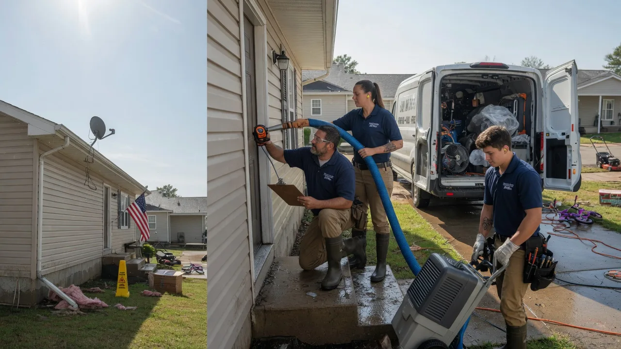 Ceiling Water Damage Restoration in Manteno, IL near me